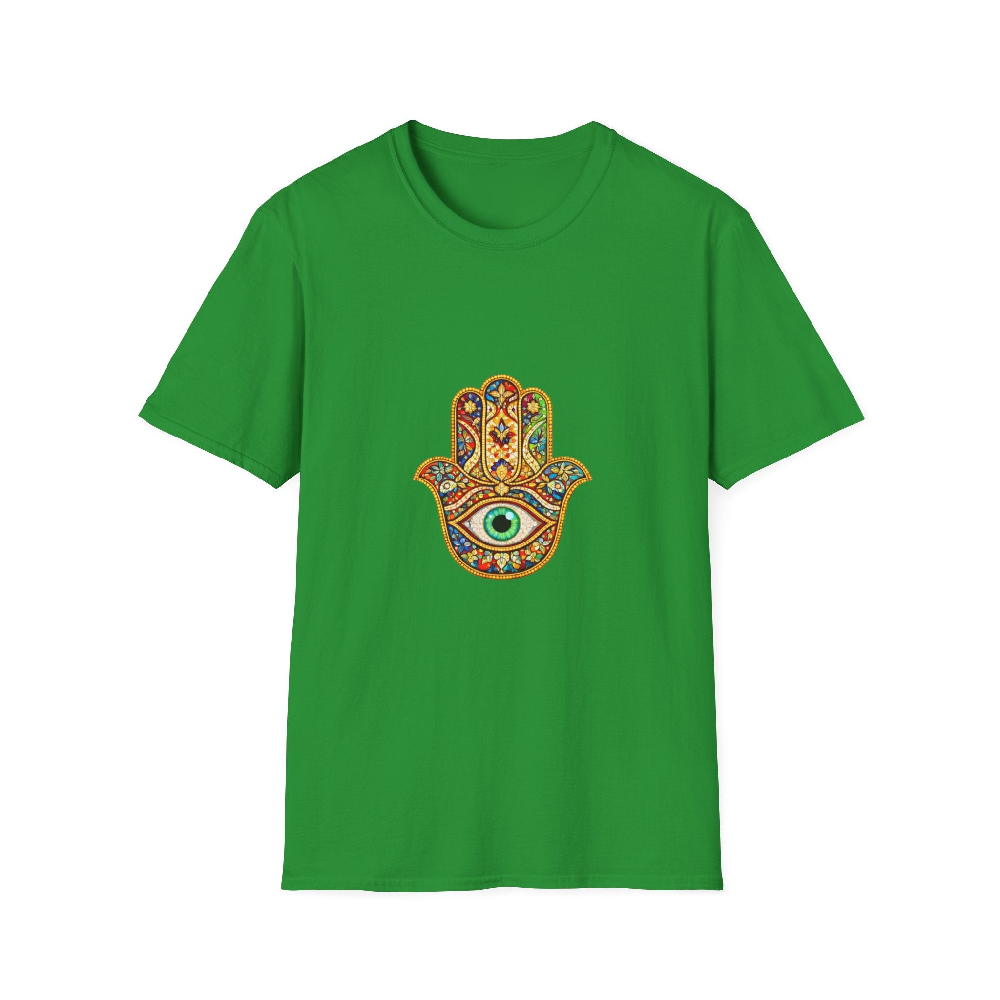 Hamsa Hand T-Shirt – Colorful Protective Eye Boho Tee