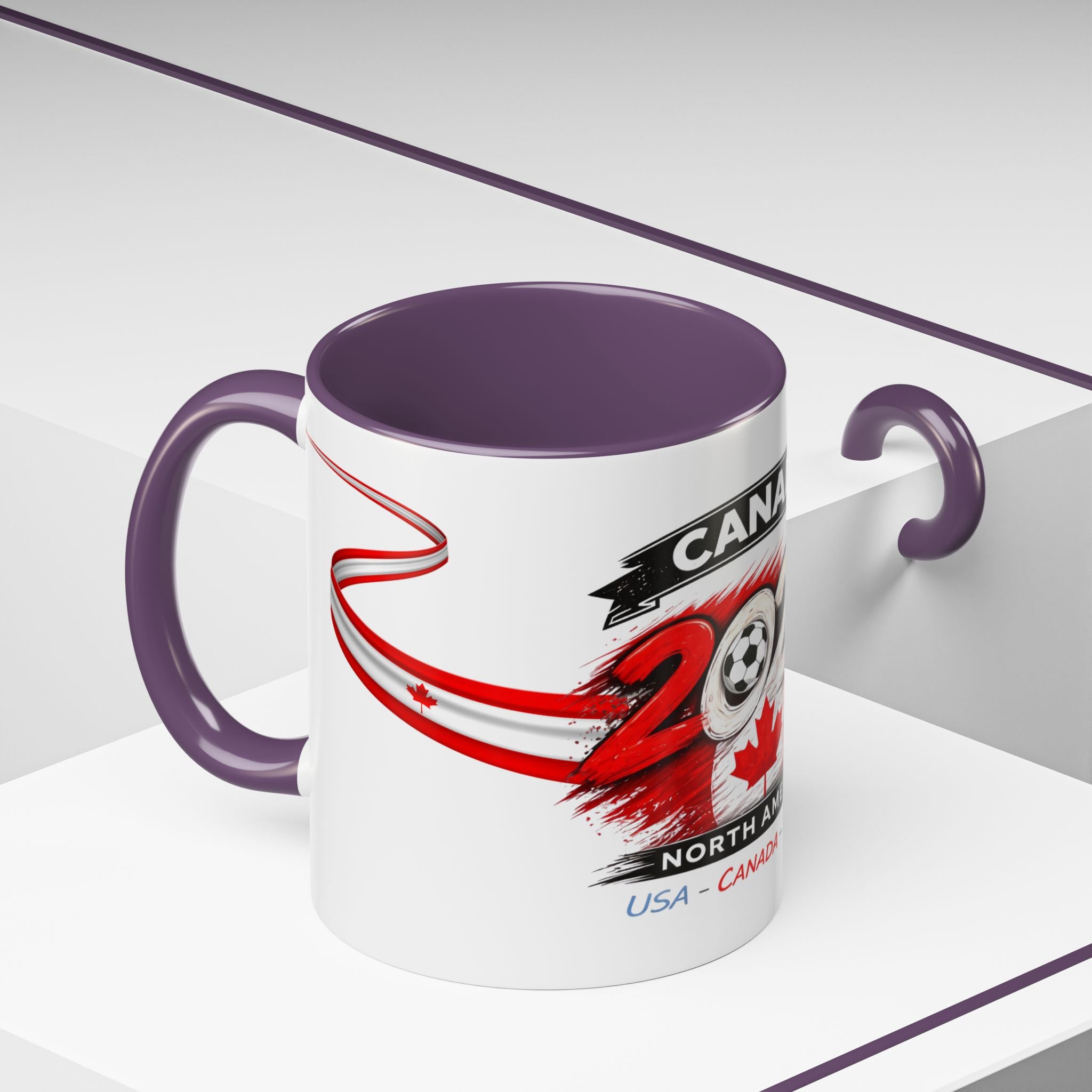 Canada 2026 Soccer Cup Mug — North America USA-Canada-Mexico Cup Coffee Mug