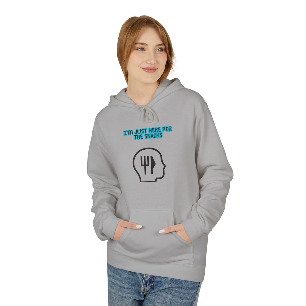 I’m Just Here for the Snacks Unisex Midweight Softstyle Fleece Hoodie