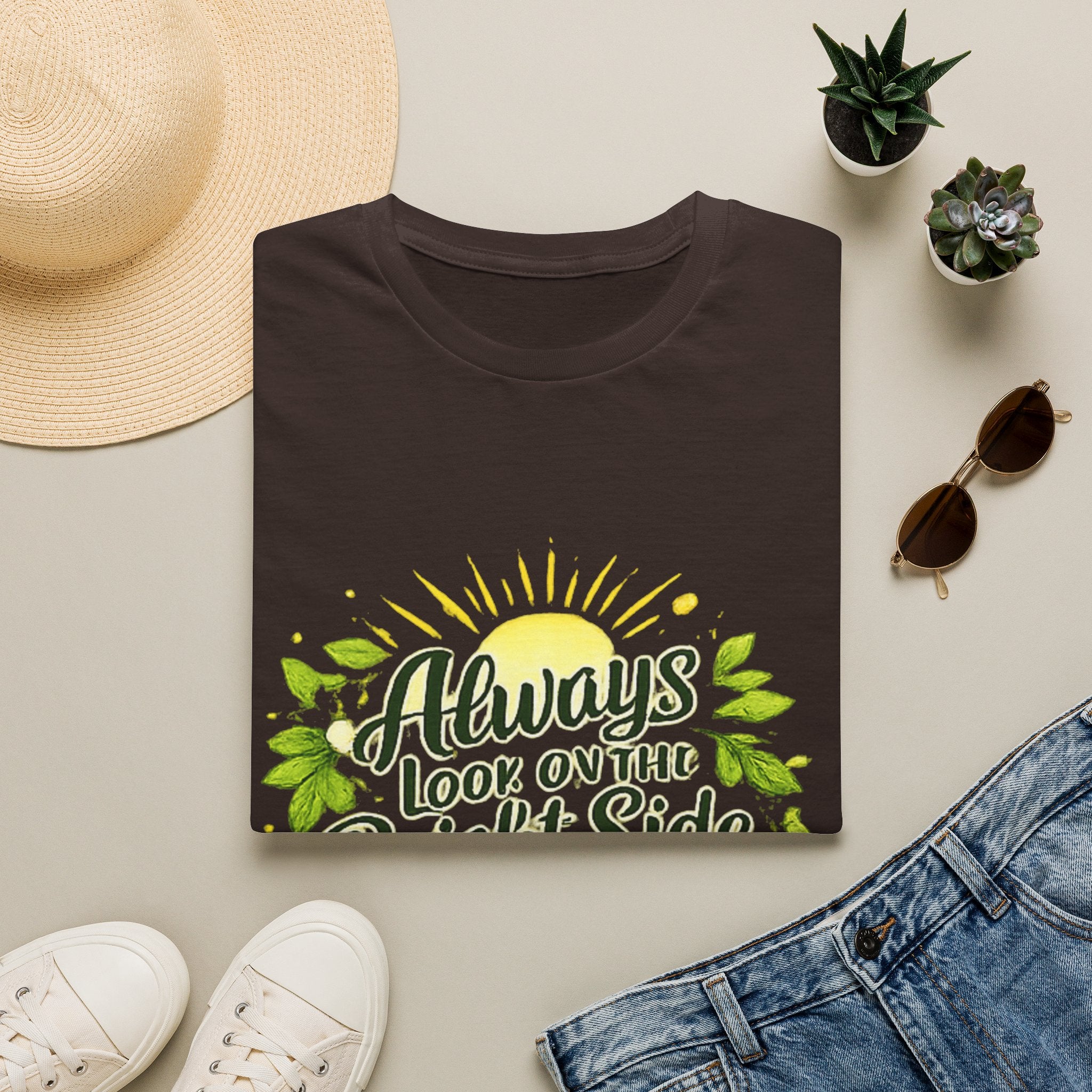 T-Shirt — "Always Look on the Bright Side" Lemon Sunshine Graphic