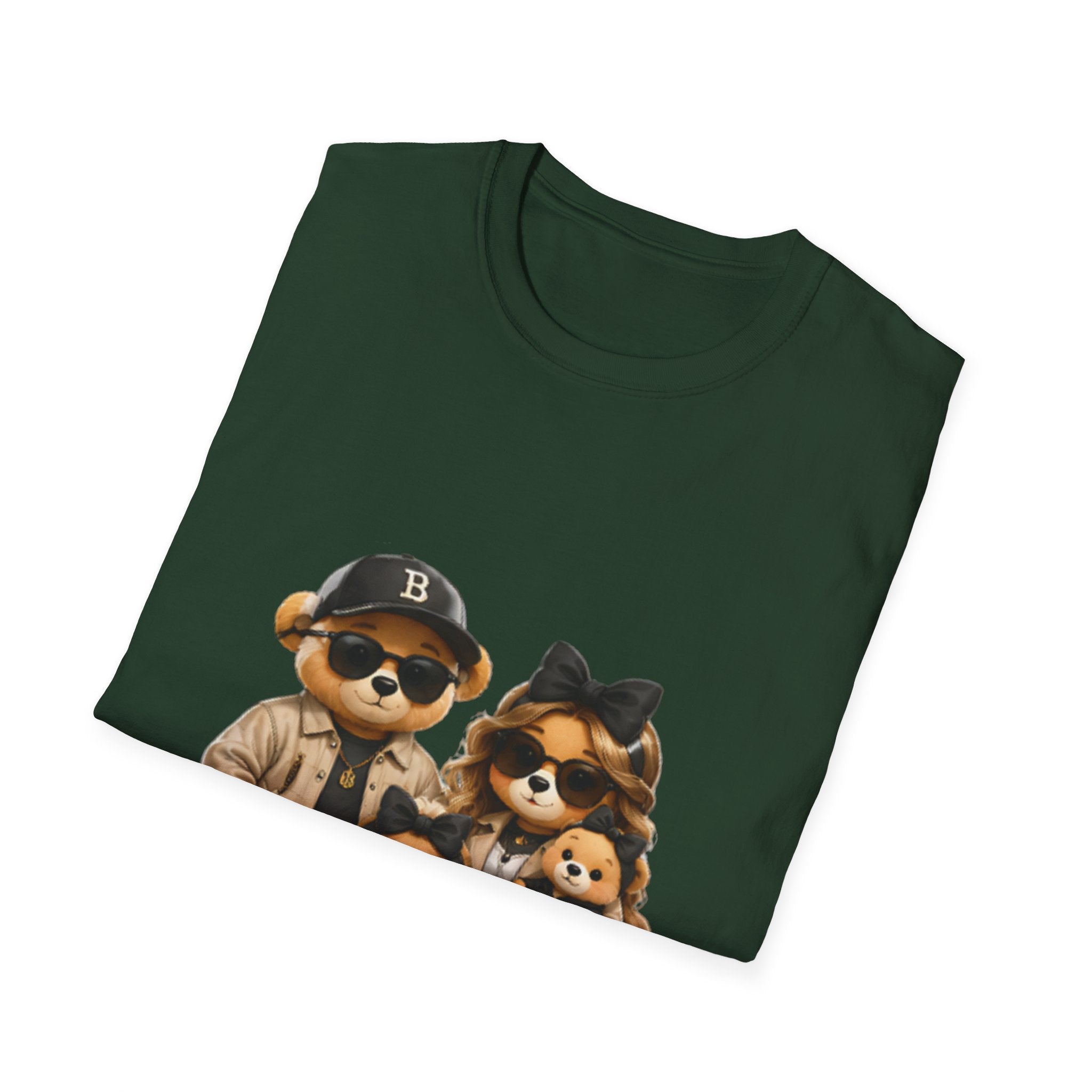 Bear Family Graphic unisex T-Shirt — Cute Matching Teddy Bear Outfit Design