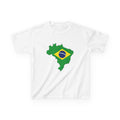Brazil  Kids Tee — Brazil Map & 2026 Cup Badge