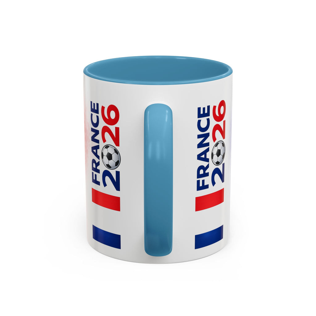 Soccer 2026 Commemorative Mug — France Accent Coffee Cup (11/15oz)