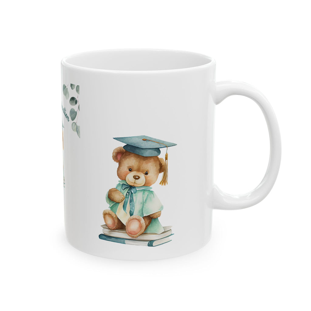 Graduation Teddy Bear Ceramic Mug – 'Happy Graduation' Keepsake (11oz & 15oz)