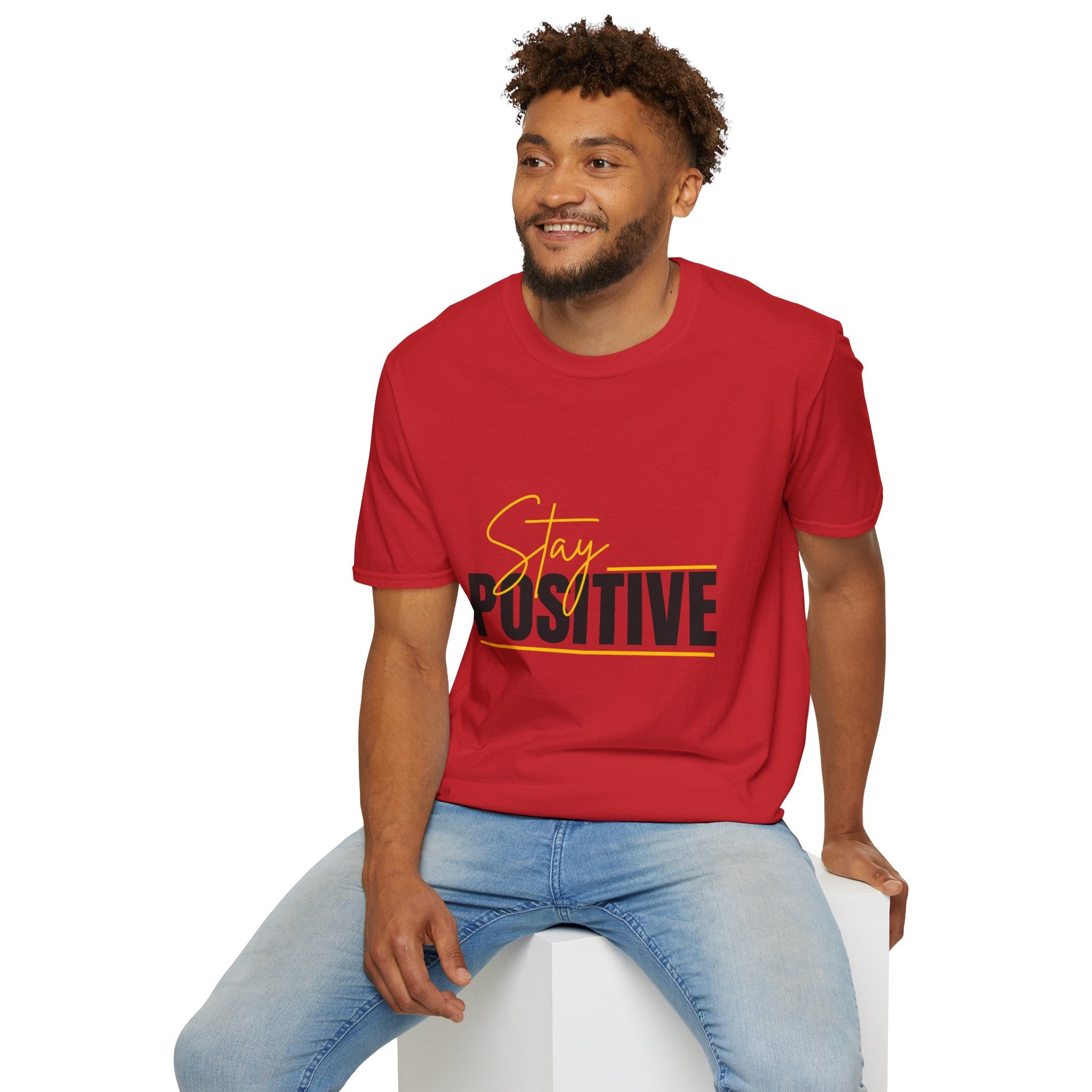 Stay Positive T-Shirt — Inspirational Motivational Graphic Tee