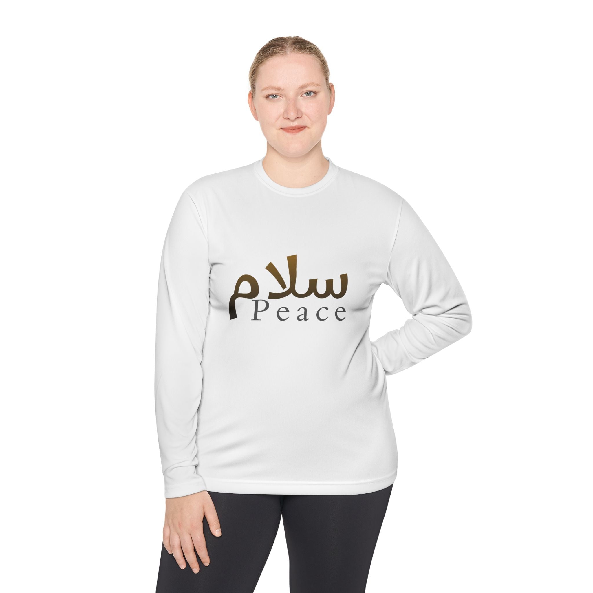 Peace Arabic Script Long Sleeve Tee