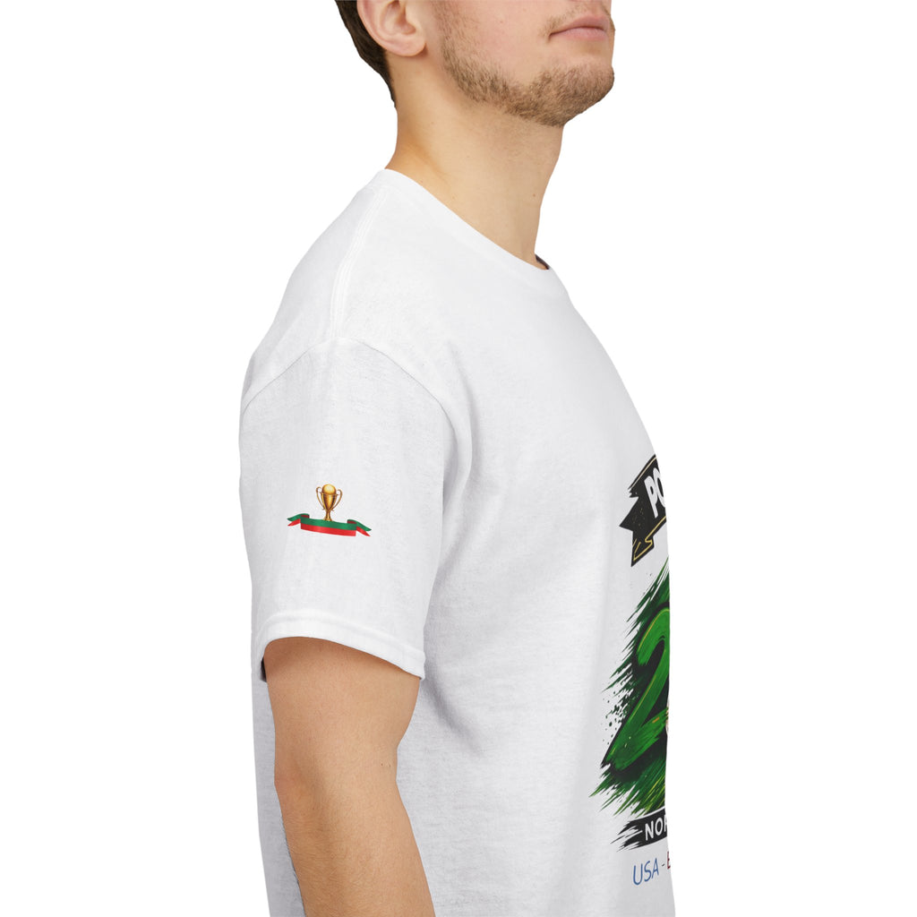 Portugal 2026 Soccer T-Shirt — Cup Trophy Design (USA Canada Mexico)