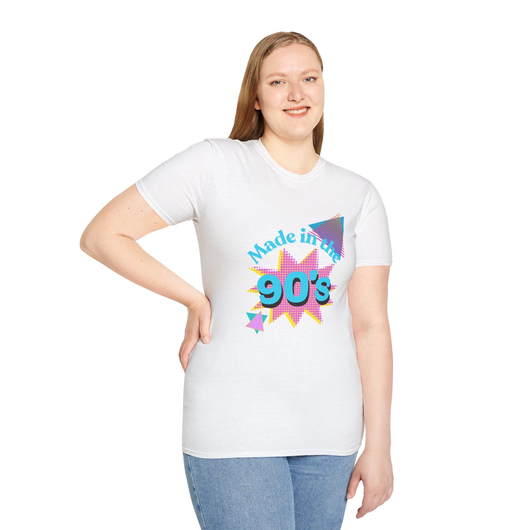 90s Retro Graphic T-Shirt – "Made in the 90's" Nostalgia Tee