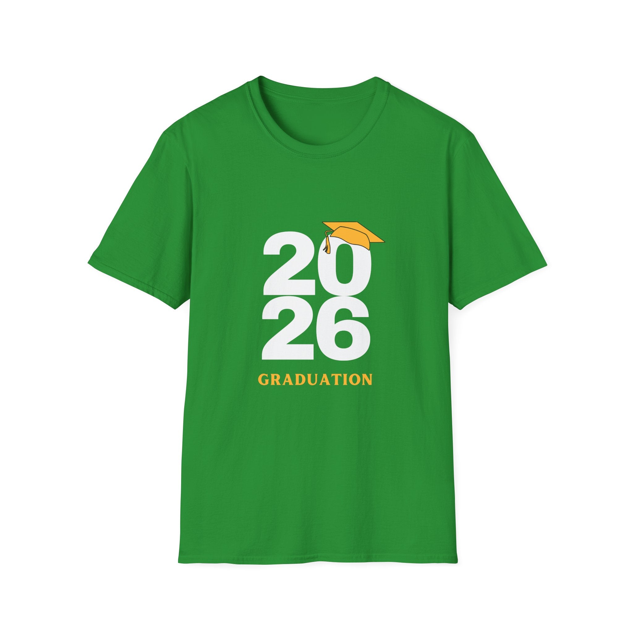 2026 Graduation T-Shirt with Cap Graphic — Class of 2026 Celebration Tee