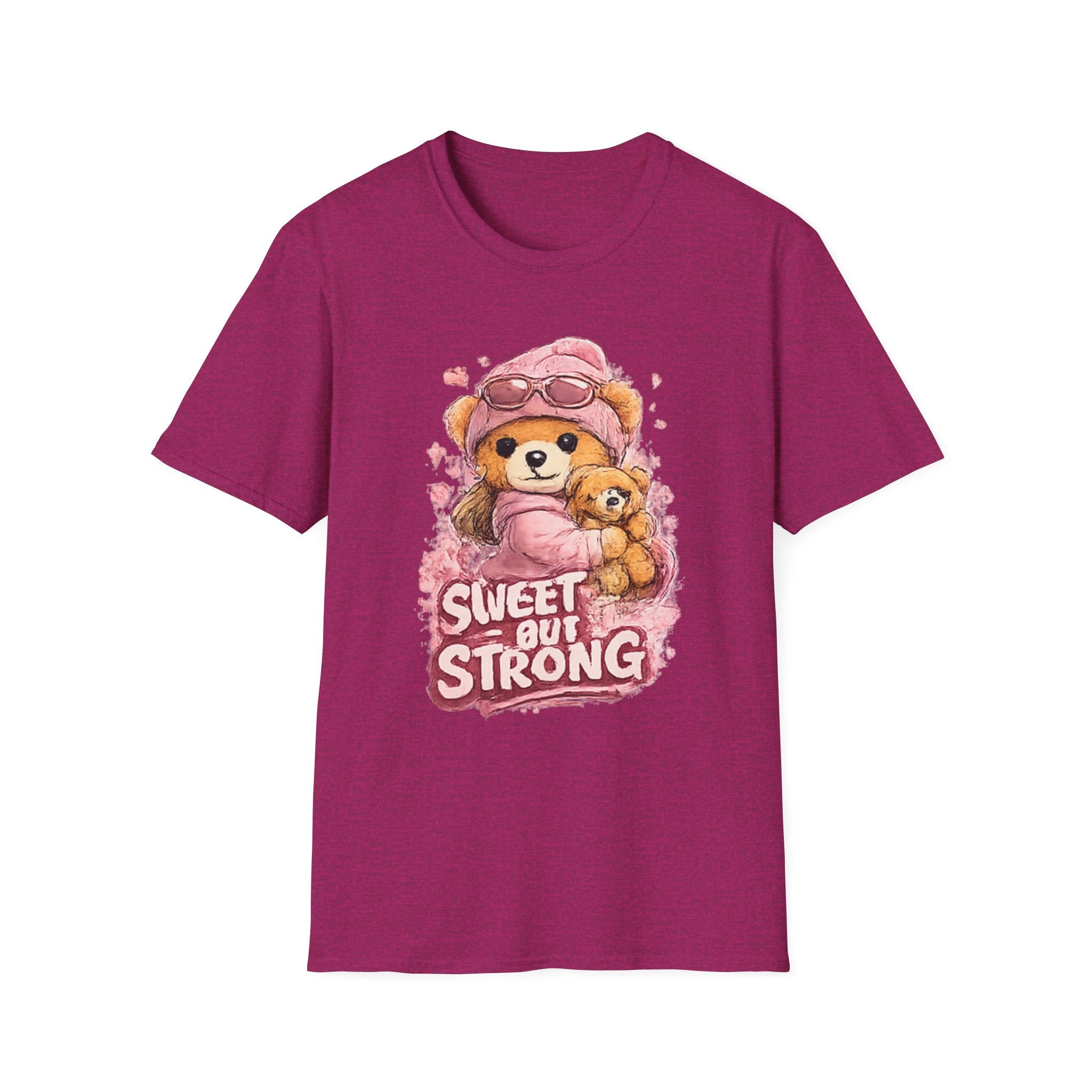Sweet but Strong Bear T-Shirt — Cute Teddy Graphic Tee