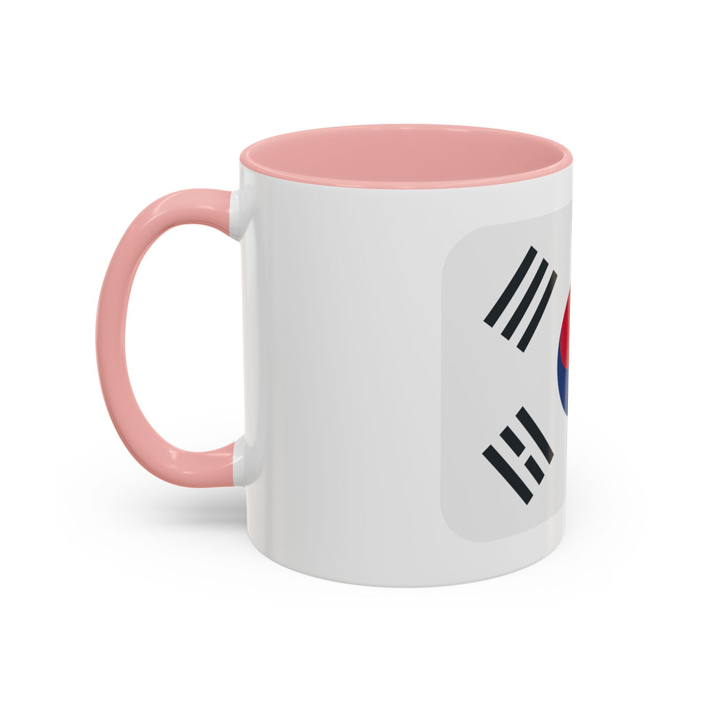 South Korea Accent Coffee Mug (11, 15oz)