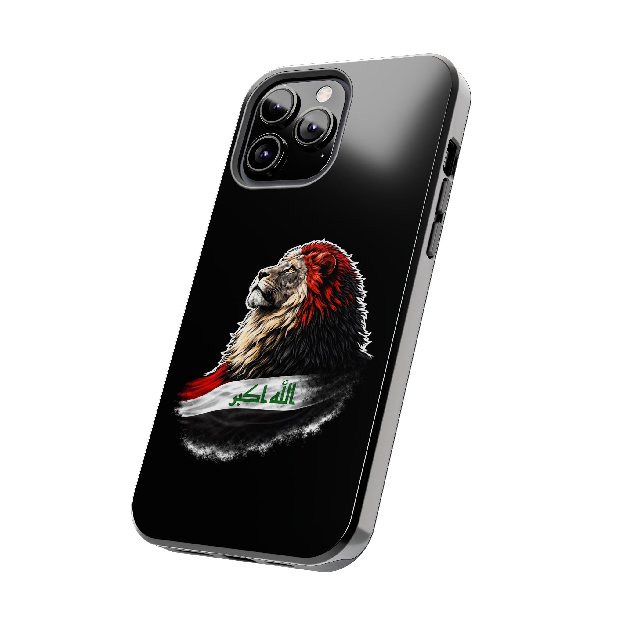 Iraq Lion Tough Phone Case — Protective iPhone Case with Iraqi Flag Design