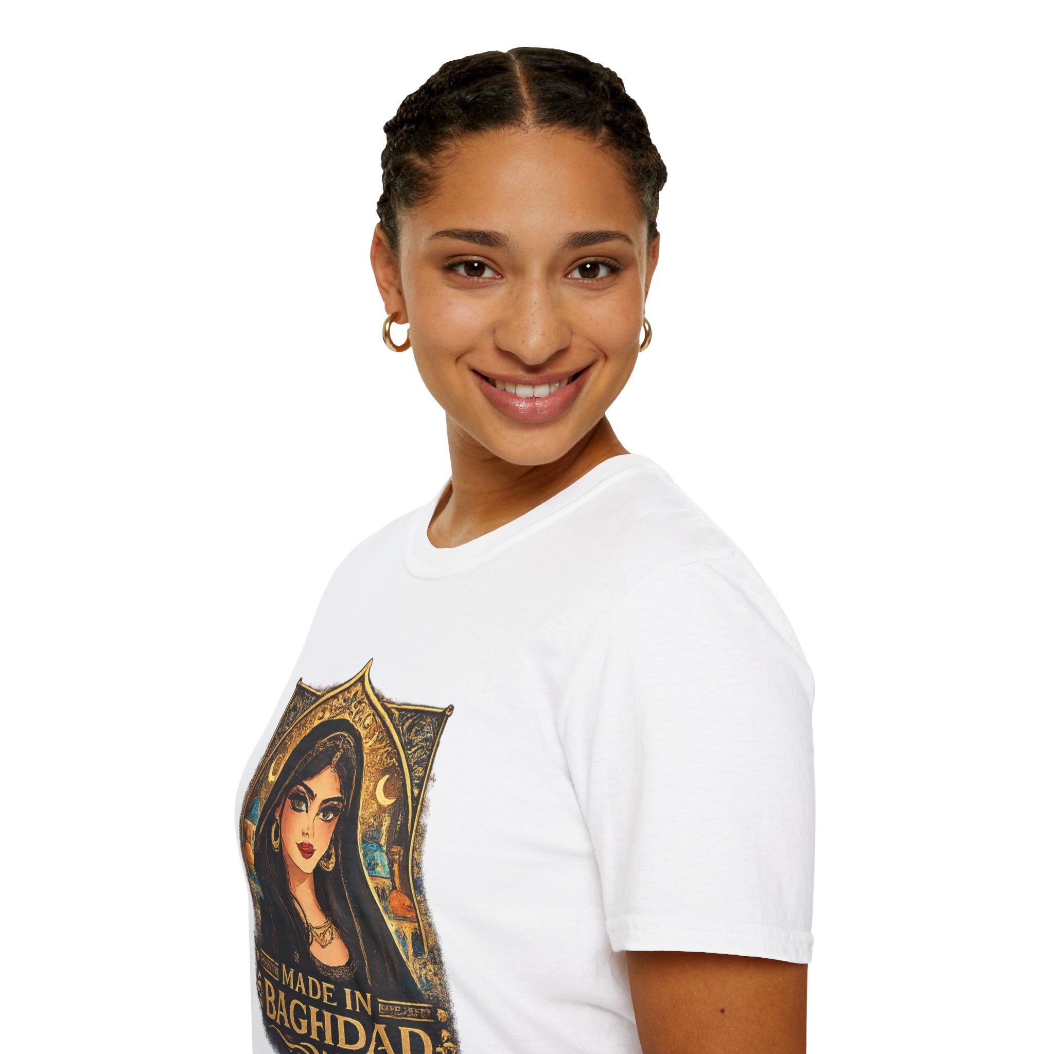 Made in Baghdad T-Shirt — Vintage Arabian Woman Graphic Tee