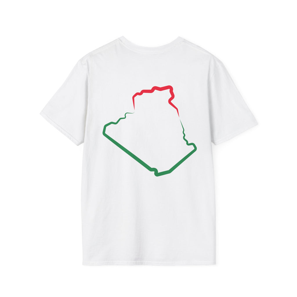 Algeria Flag T-Shirt — Map Outline & National Emblem Tee