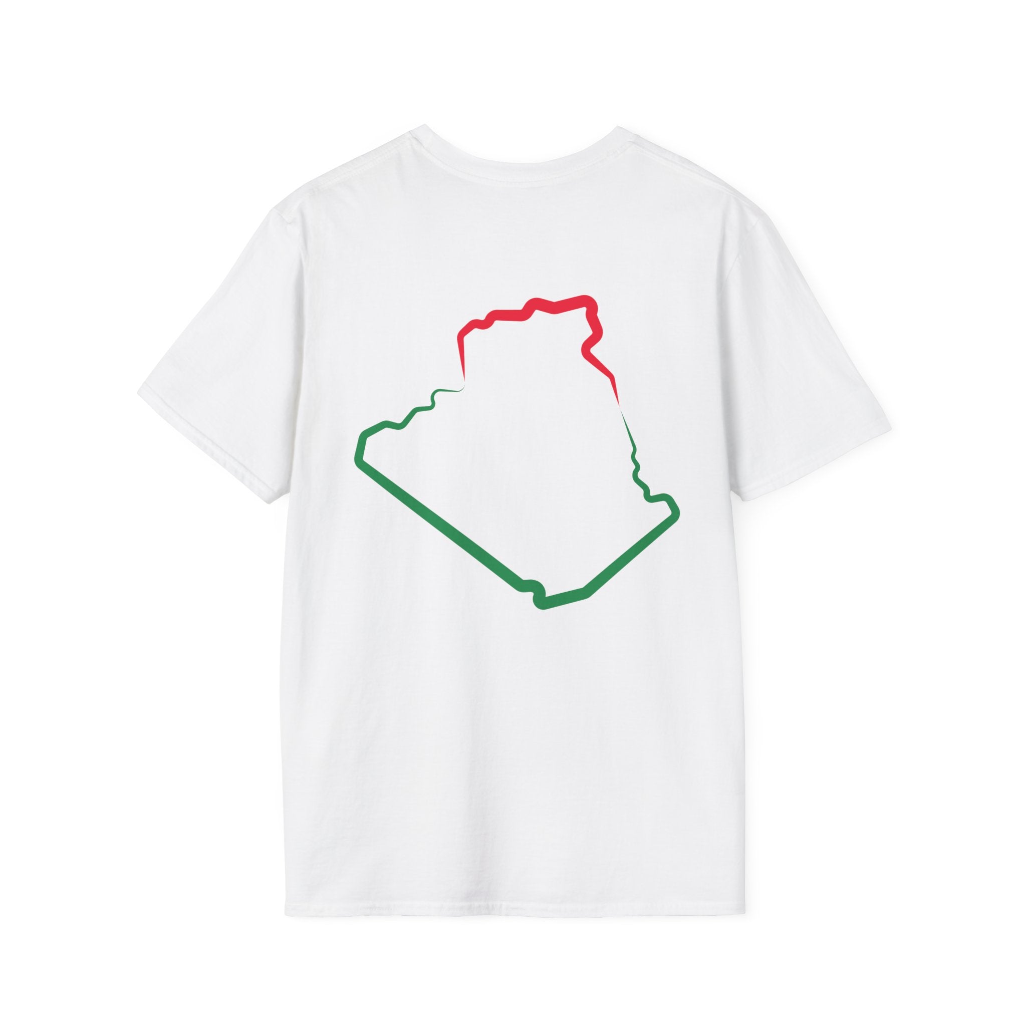 Algeria Flag T-Shirt — Map Outline & National Emblem Tee