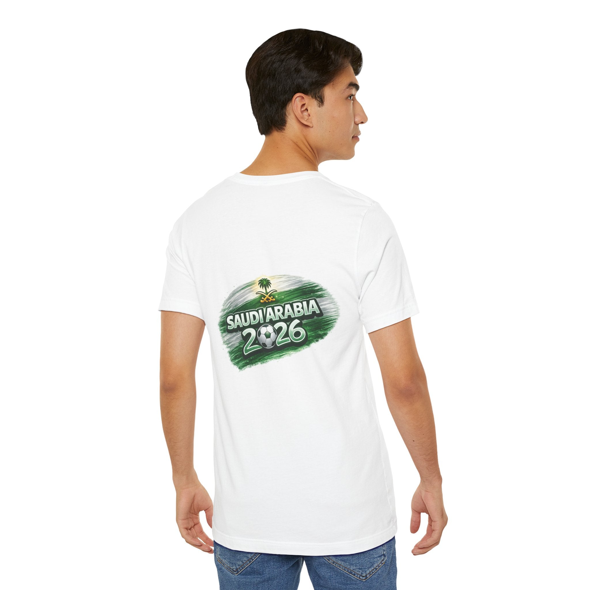 Saudi Arabia Map Tee — Saudi Arabia 2026 Soccer Fan T‑Shirt