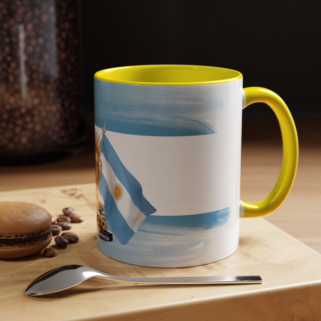 Argentina 2026 Soccer Trophy Coffee Mug – Copa USA Canada Mexico Fan Gift