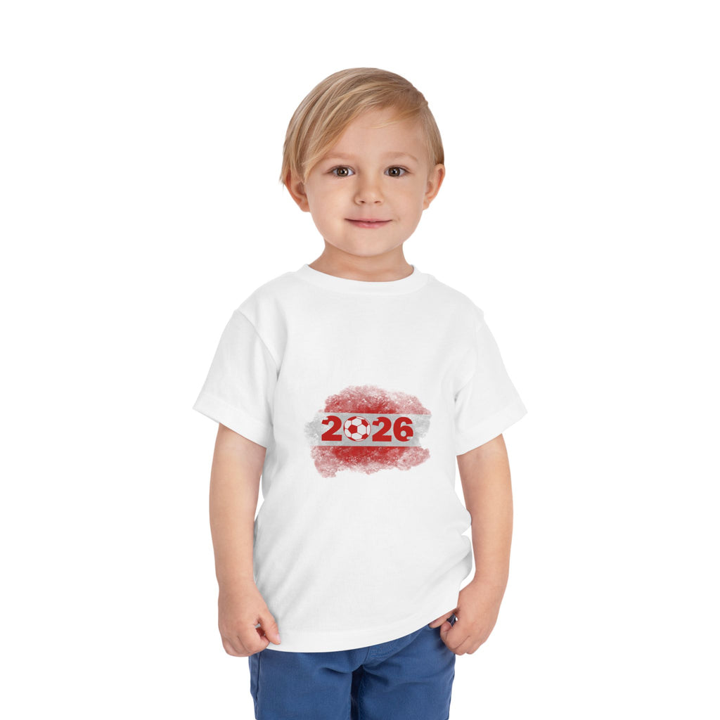 Austria Toddler Tee — 2026 Kiss Mark Lip Print Cute Baby T‑Shirt