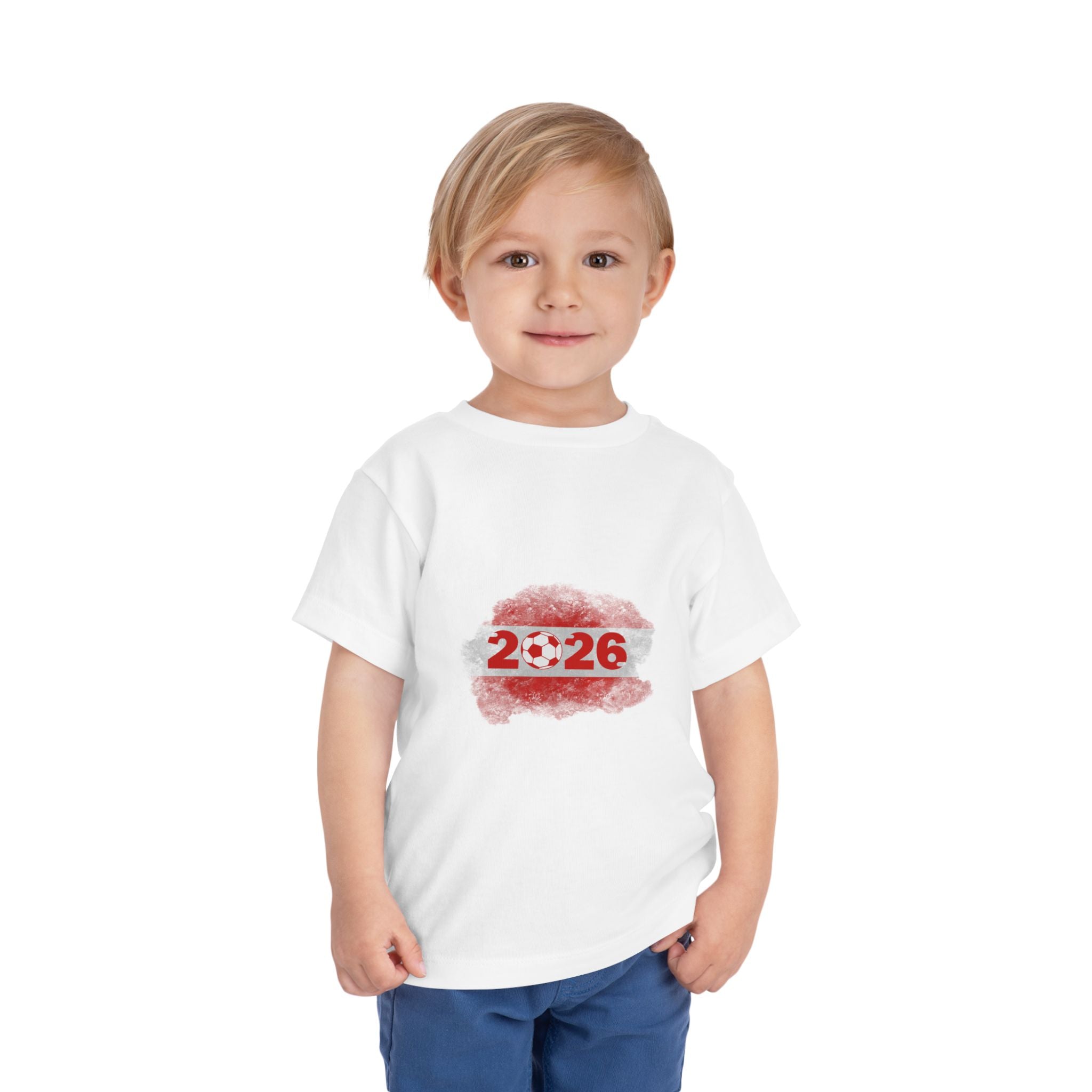 Austria Toddler Tee — 2026 Kiss Mark Lip Print Cute Baby T‑Shirt