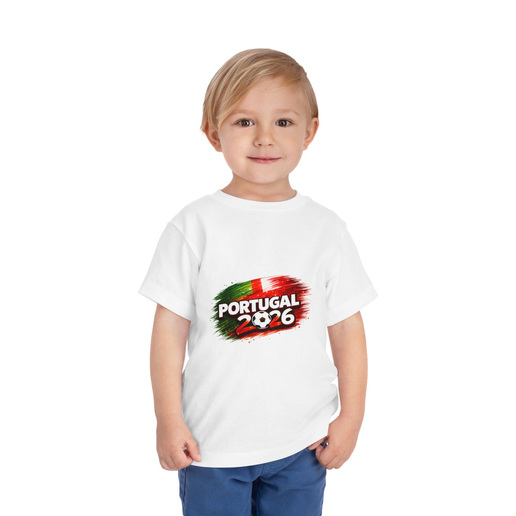 Portugal 2026 Toddler Tee – Kids Soccer Fan Shirt