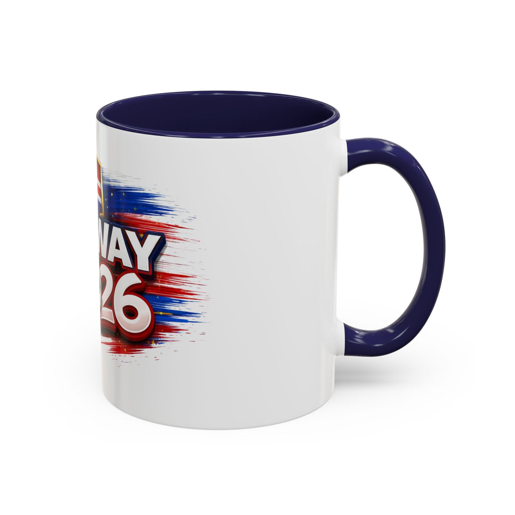 Norway 2026 Soccer Fan Accent Coffee Mug — Cup Supporter Gift
