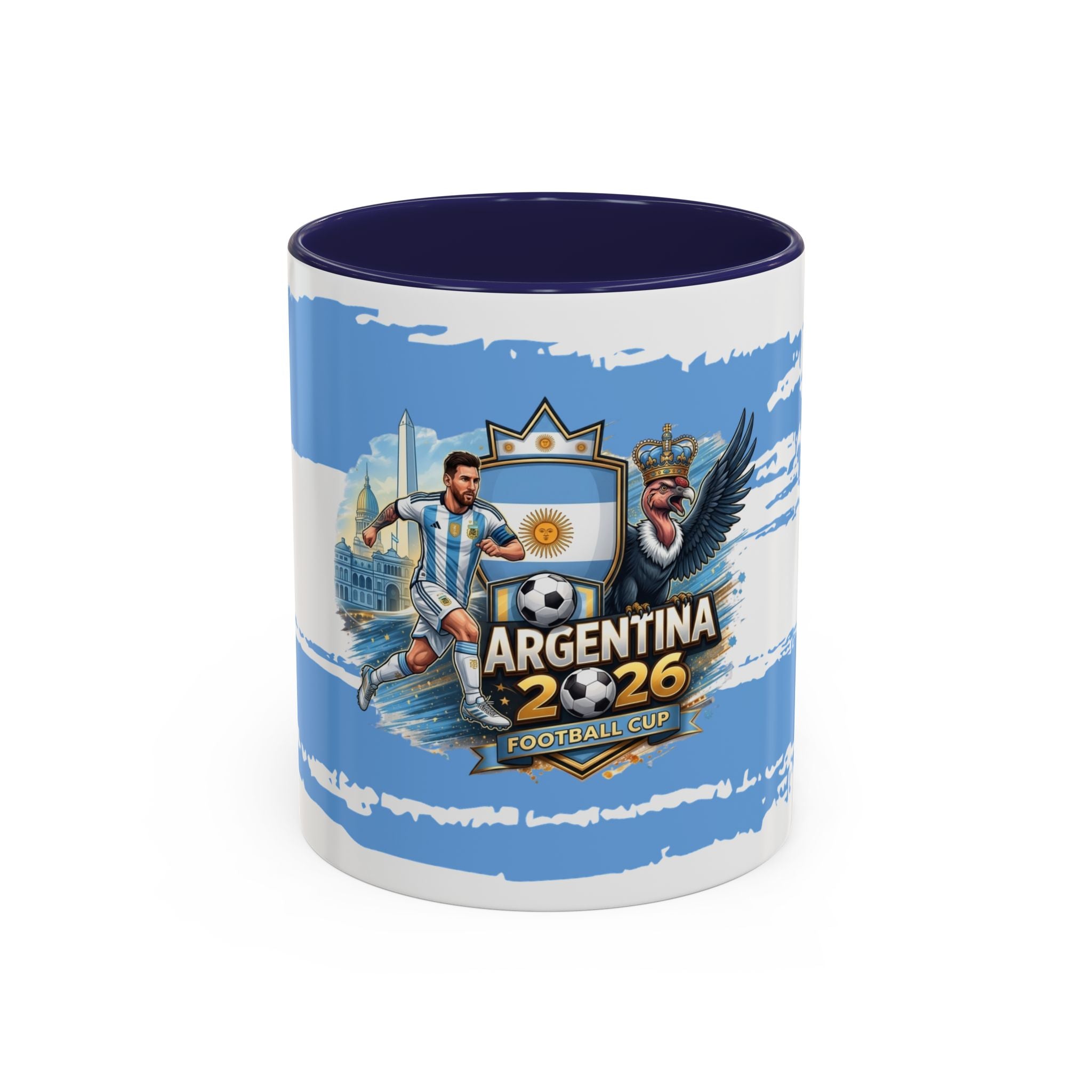 Argentina 2026 Football Cup Coffee Mug — Soccer Fan Gift (11/15oz)