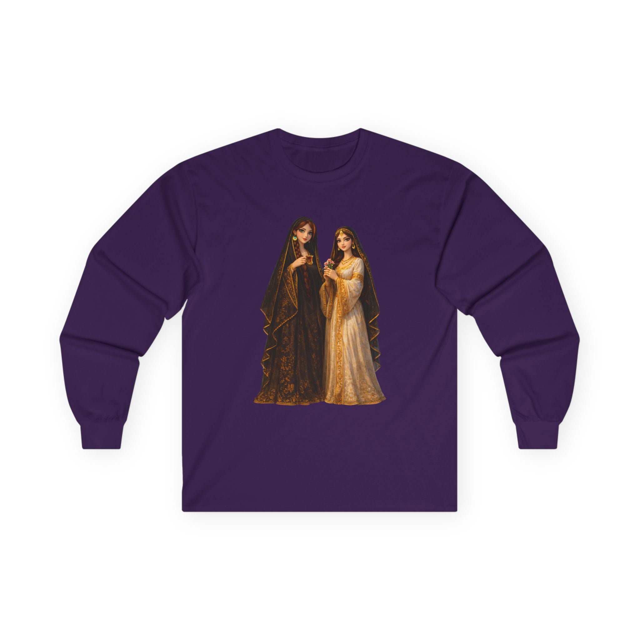 Iraqi women Long Sleeve Tee — Gothic Sisters Vintage Art Print