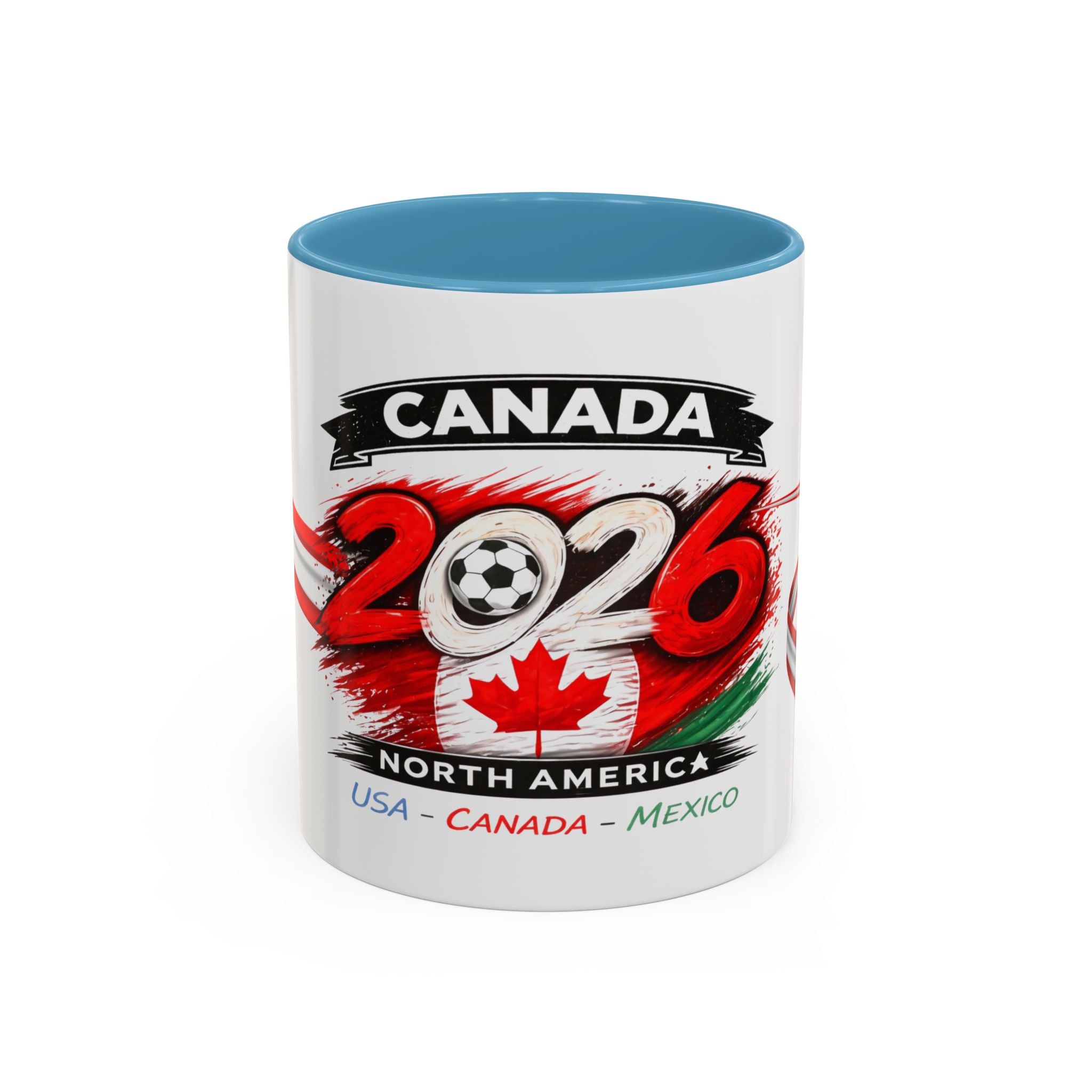 Canada 2026 Soccer Cup Mug — North America USA-Canada-Mexico Cup Coffee Mug