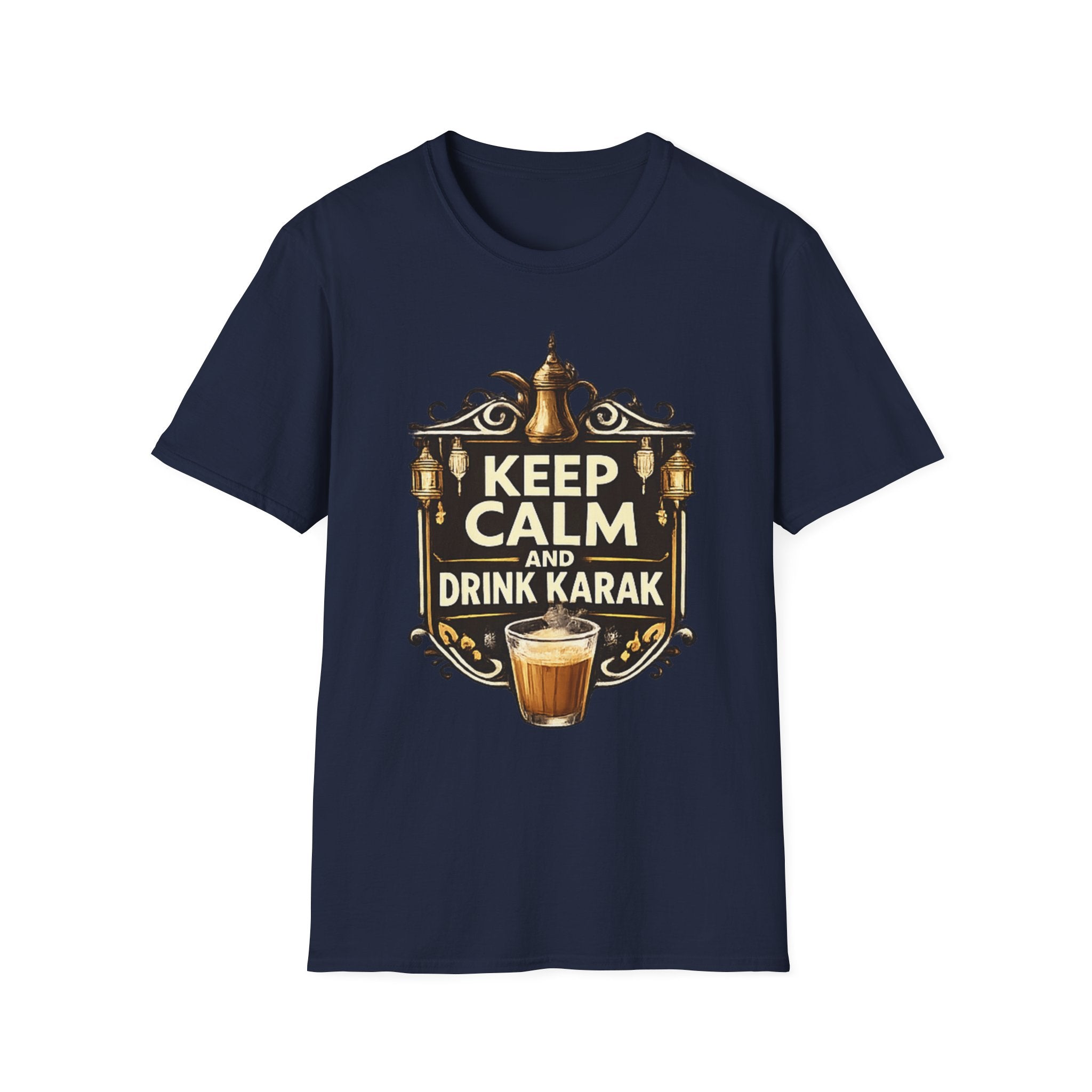 T-Shirt — Keep Calm and Drink Karak Vintage Tea Design