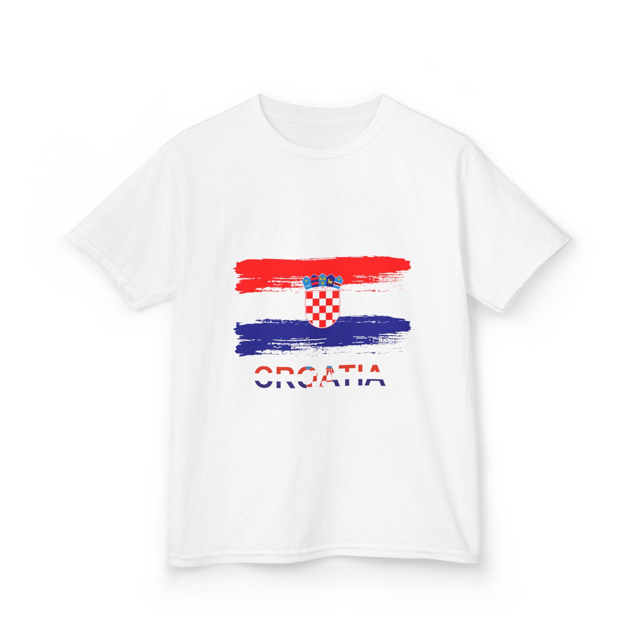 Croatia Kids Croatia Flag T-Shirt — Croatia 2026 Soccer Fan Tee