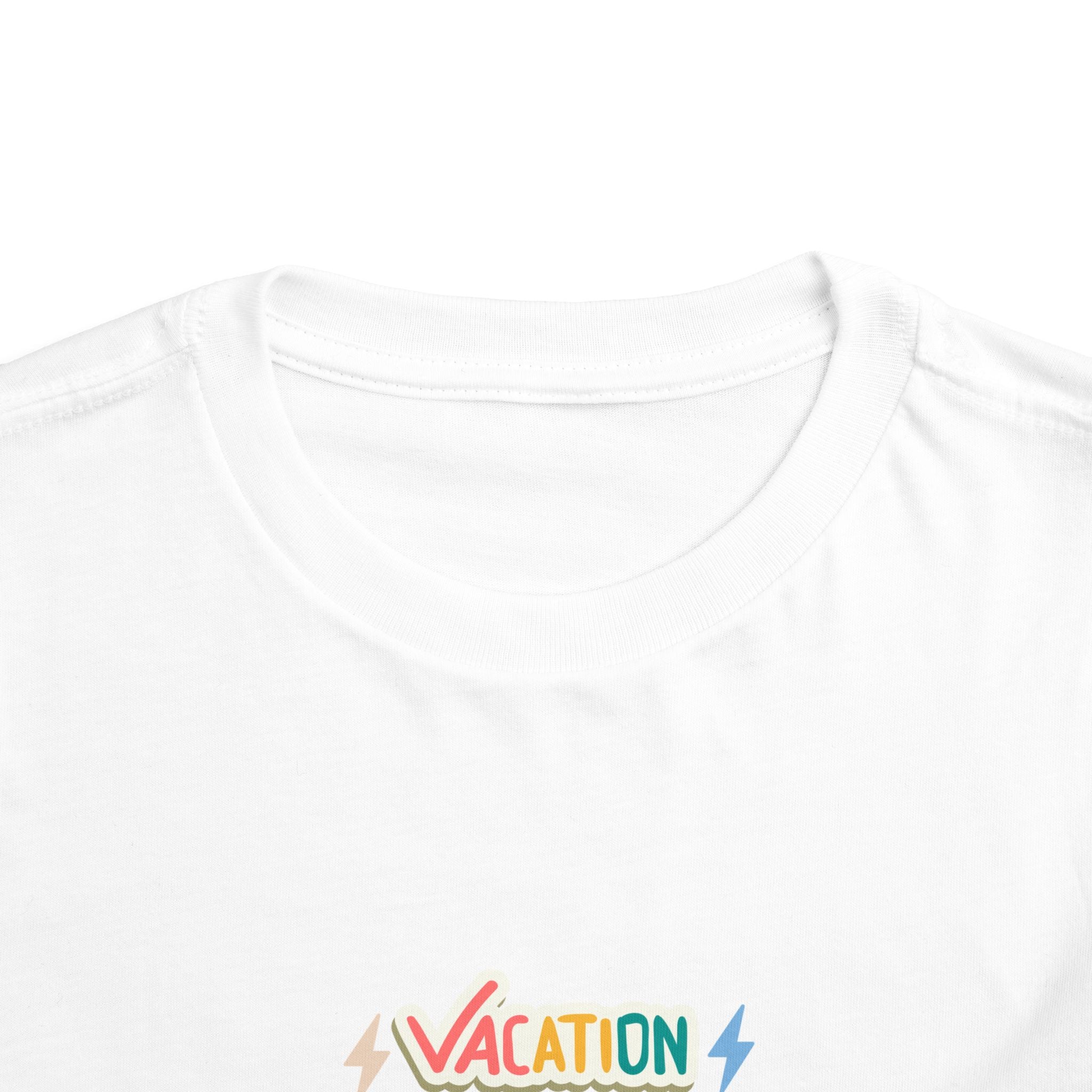 Toddler Tee – "Vacation Mode" Beach Graphic Kids Shirt