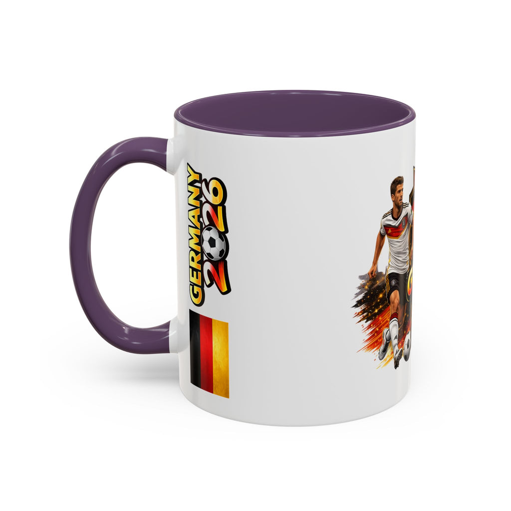 Germany 2026 Football Cup Coffee Mug – Soccer Fan Germany 2026 Accent Mug
