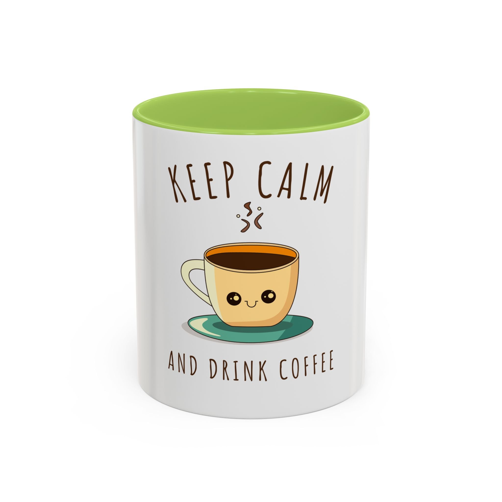 Keep calm & drink coffee Accent Coffee Mug (11, 15oz)