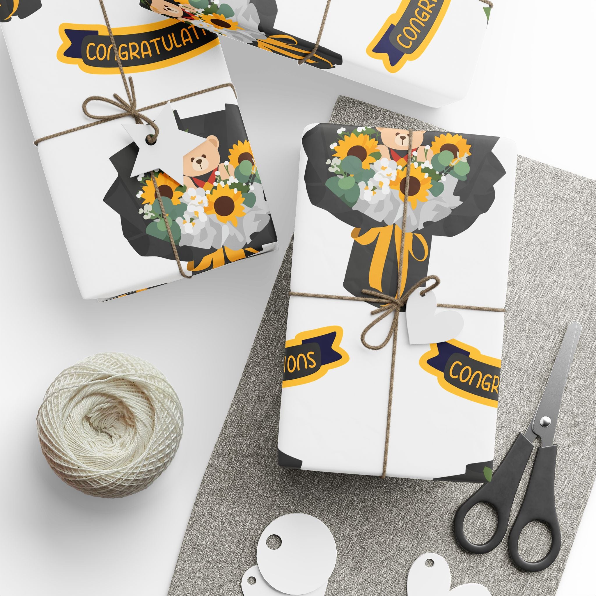 Bouquet Wrapping Paper — Sympathy Floral Memorial Gift Wrap