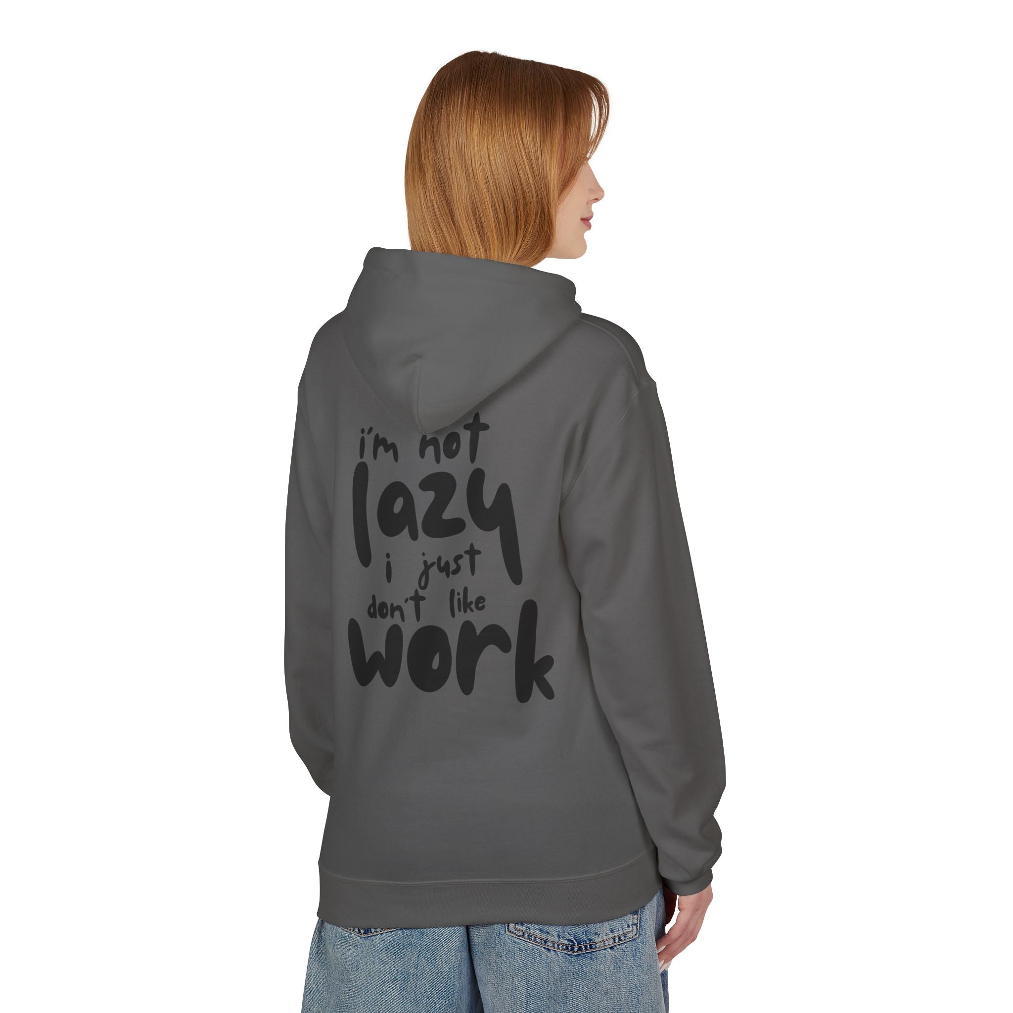 I do not like work Unisex Midweight Softstyle Fleece Hoodie