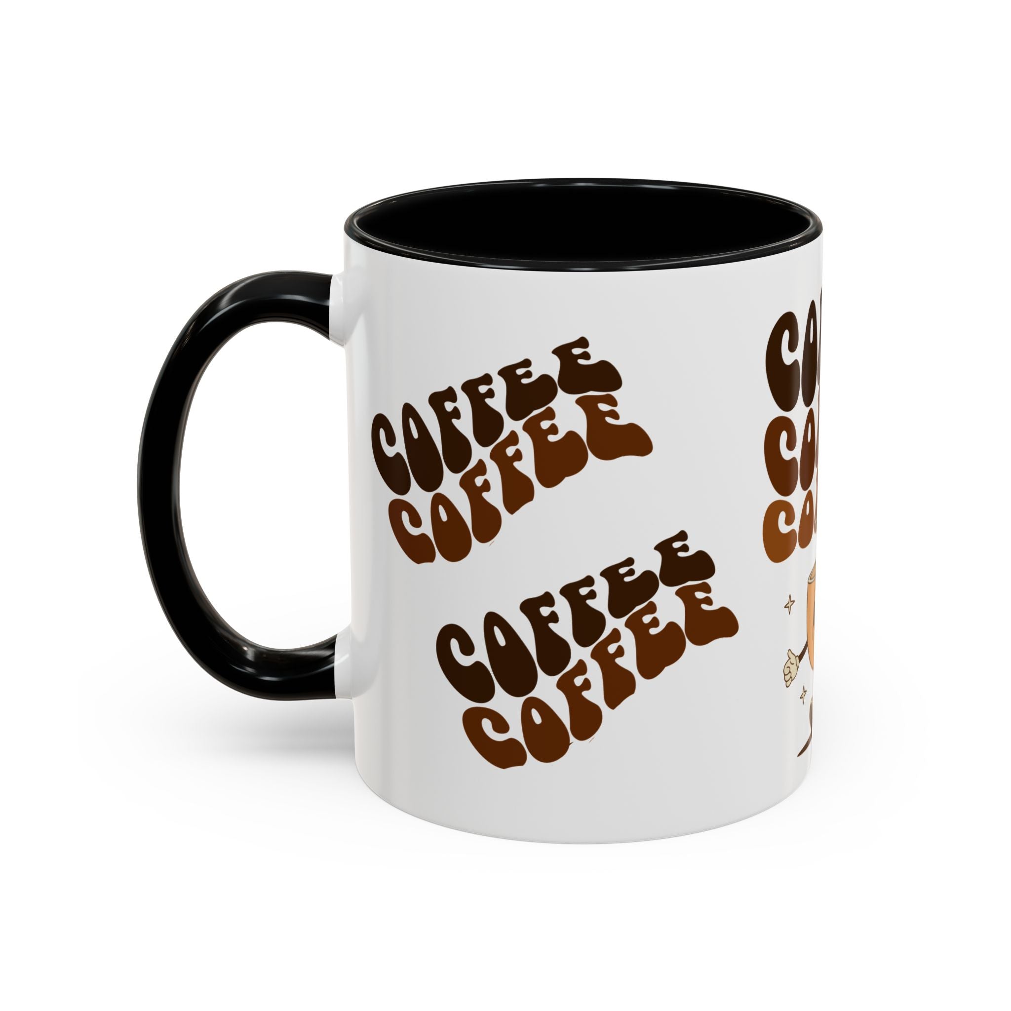 Drink coffee Accent Coffee Mug (11, 15oz)