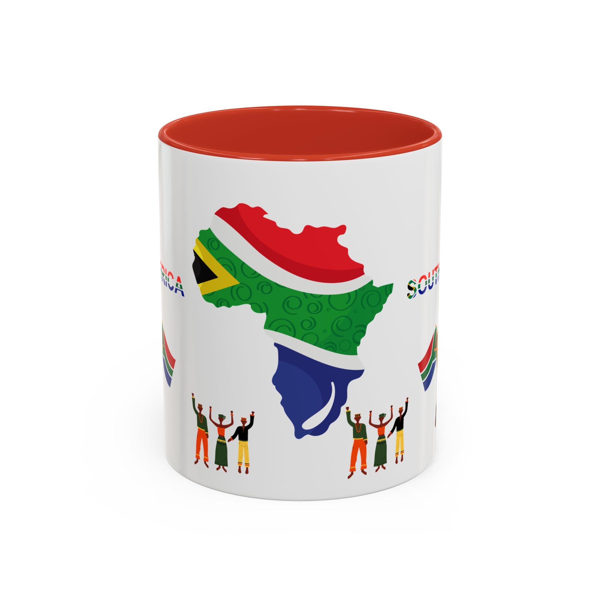 South Africa Coffee Mug — Map, Flag & Trophy Design (11/15oz)