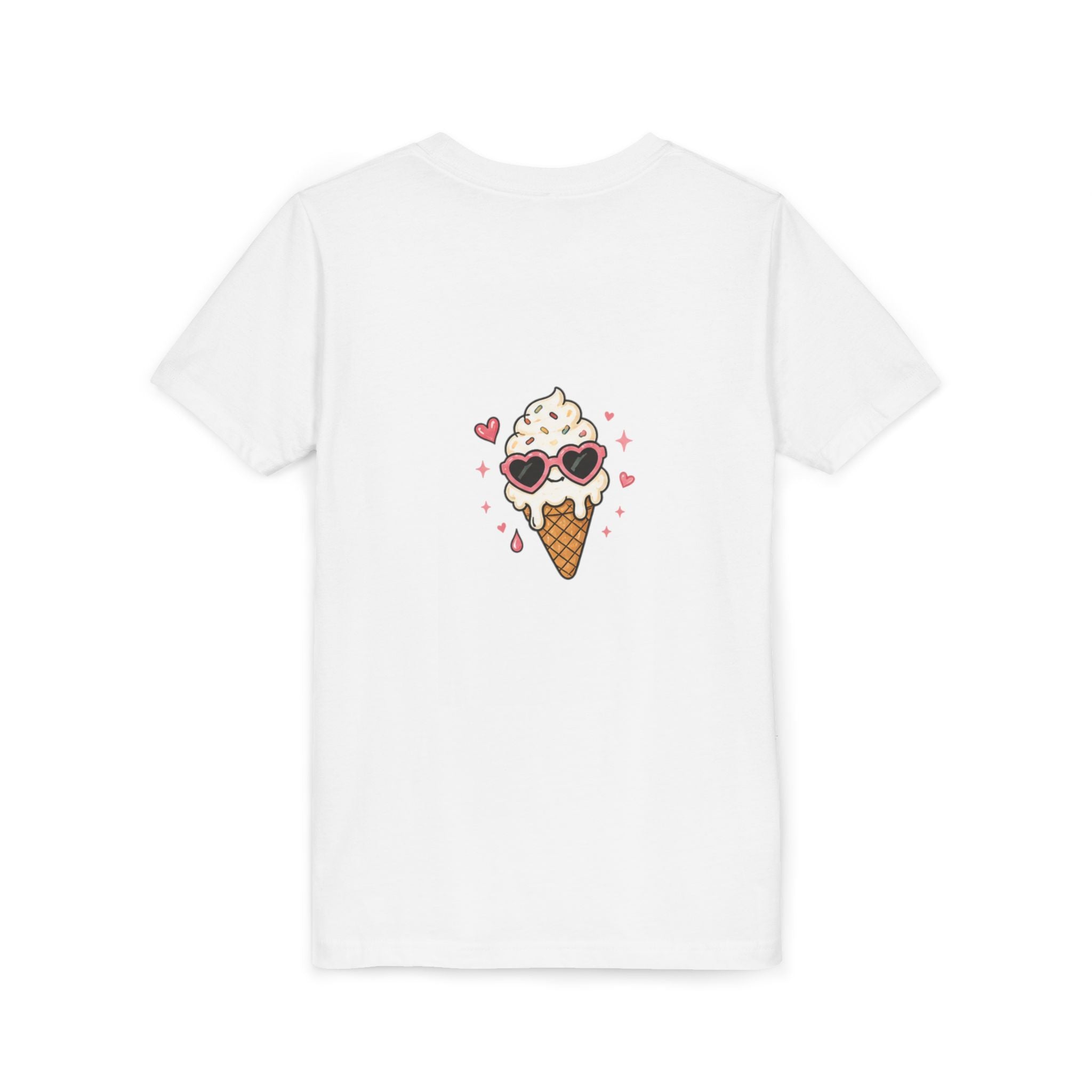 Youth Tee — "Ice Cream Is My Love Language" Cute Ice Cream Graphic Shirt
