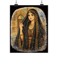 Matte Poster — Middle Eastern Princess Art Print (Vertical)