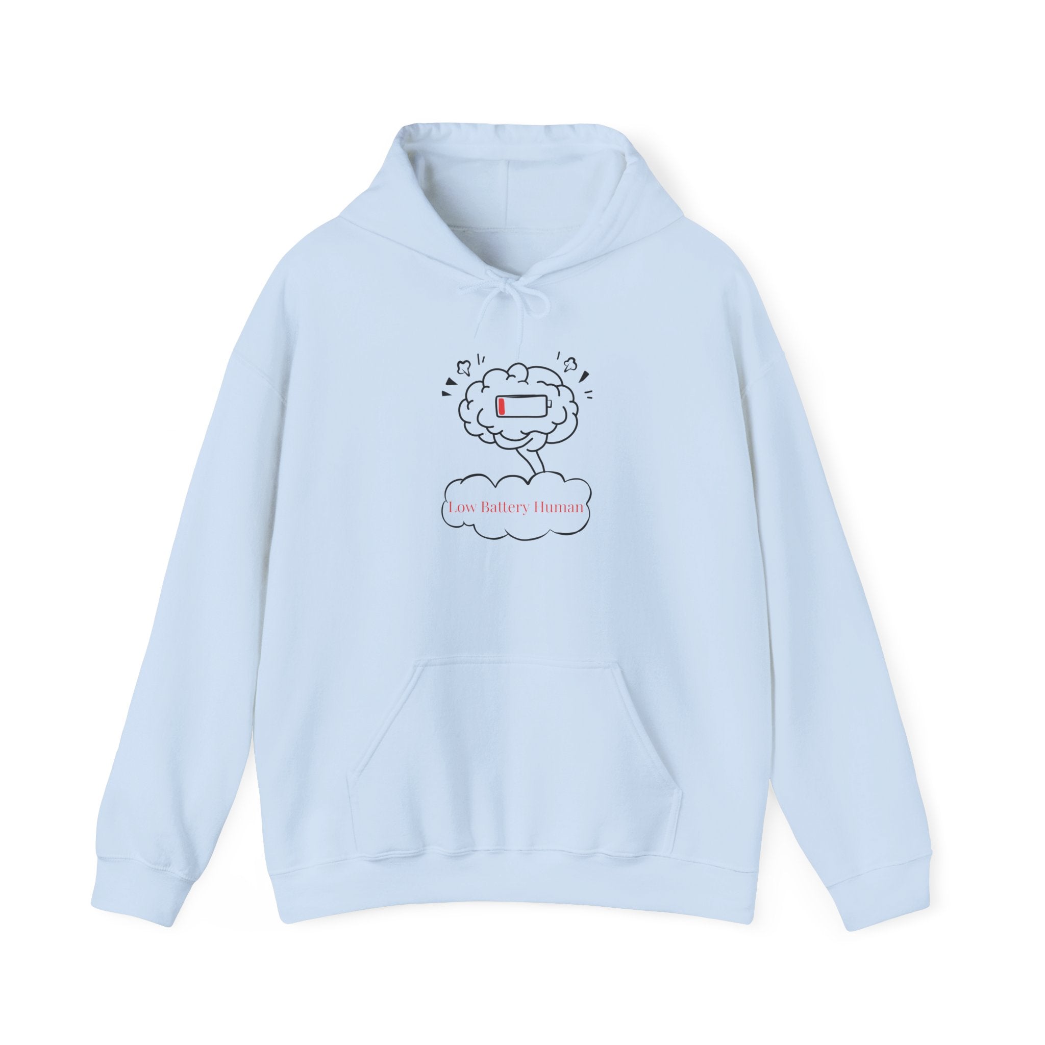 Low Battery Human Unisex Heavy Blend™ Hooded Sweatshirt