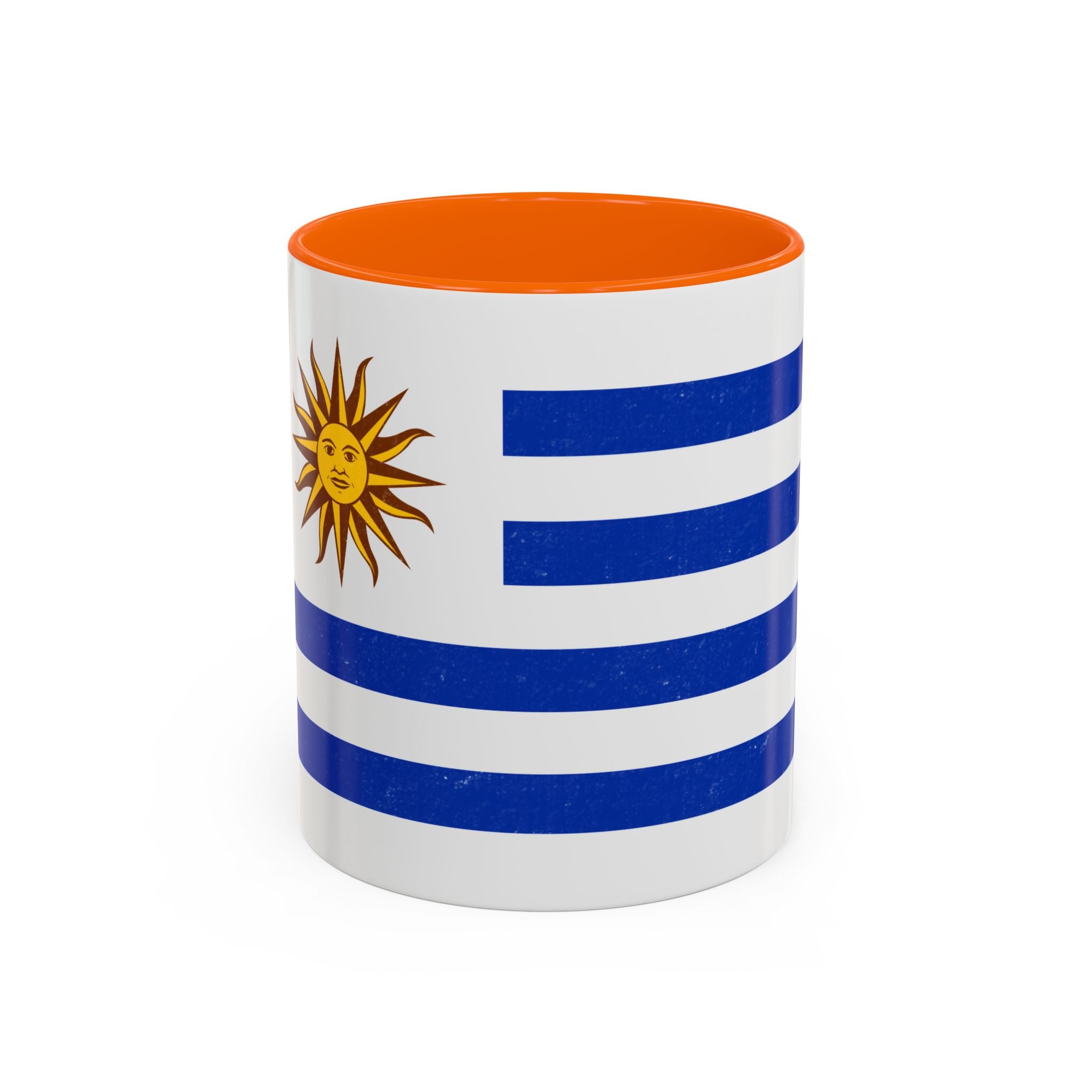 Uruguay Flag Accent Coffee Mug – Blue Stripes with Sun of May, 11oz & 15oz