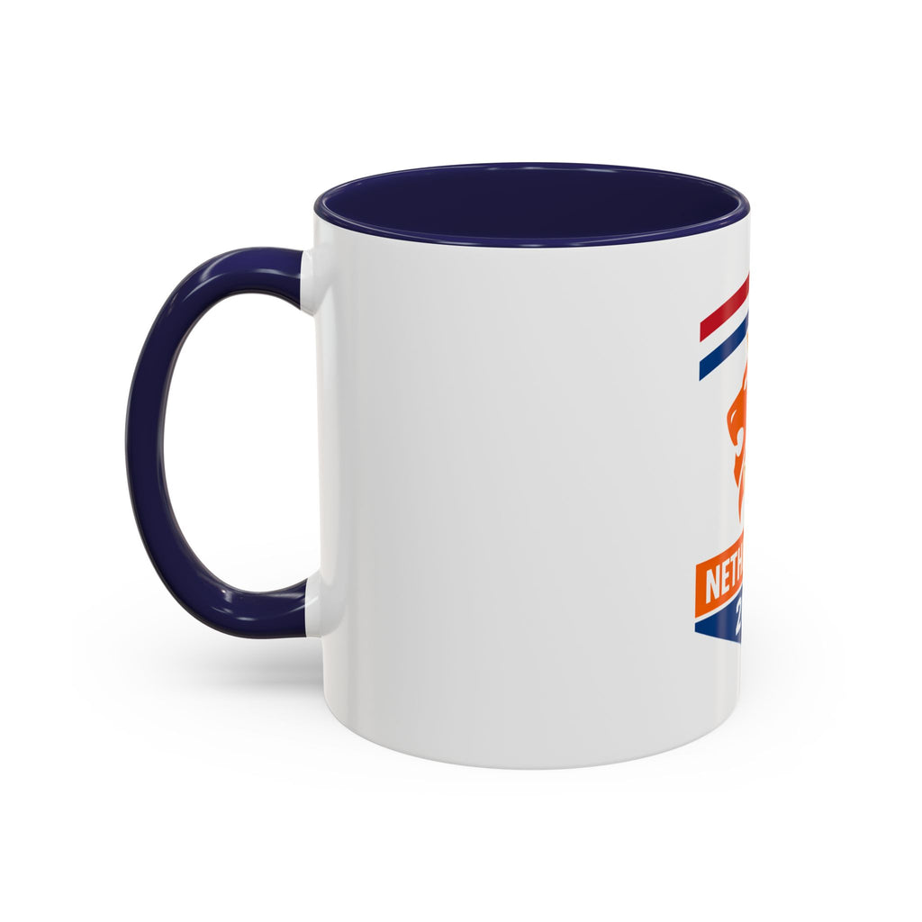 Netherlands 2026 Lion Crest Coffee Mug — Dutch Soccer Fan Gift