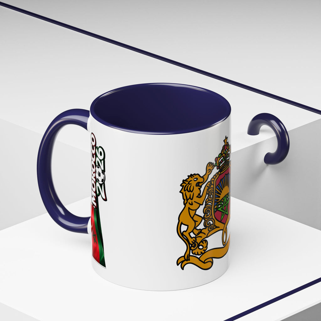 Morocco Coat of Arms Accent Coffee Mug – Moroccan Flag 11/15oz