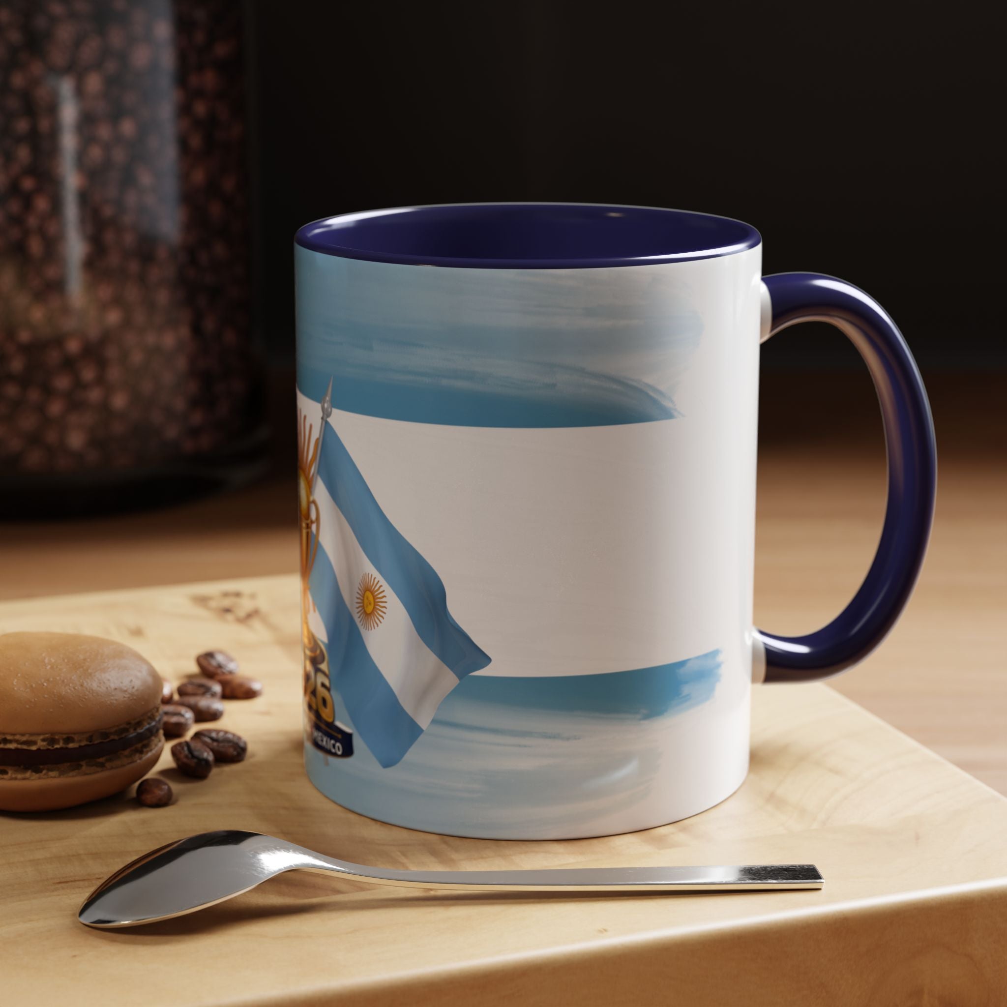 Argentina 2026 Soccer Trophy Coffee Mug – Copa USA Canada Mexico Fan Gift