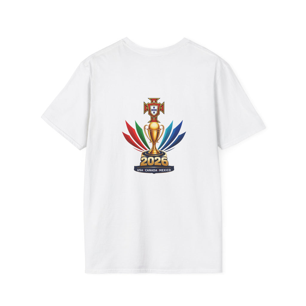 Portugal 2026 Soccer T-Shirt – Cup Fan Jersey with Crest & Trophy