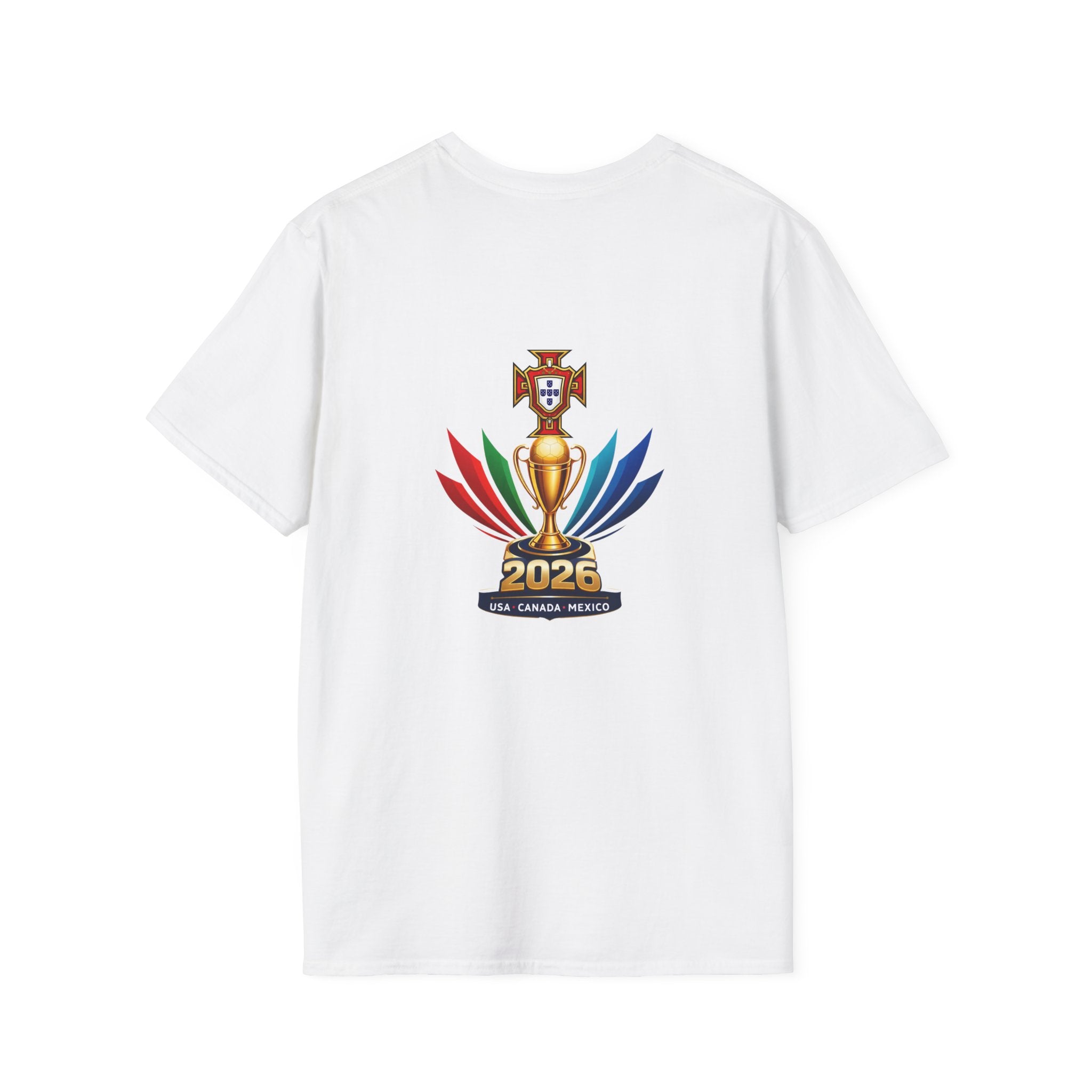 Portugal 2026 Soccer T-Shirt – Cup Fan Jersey with Crest & Trophy