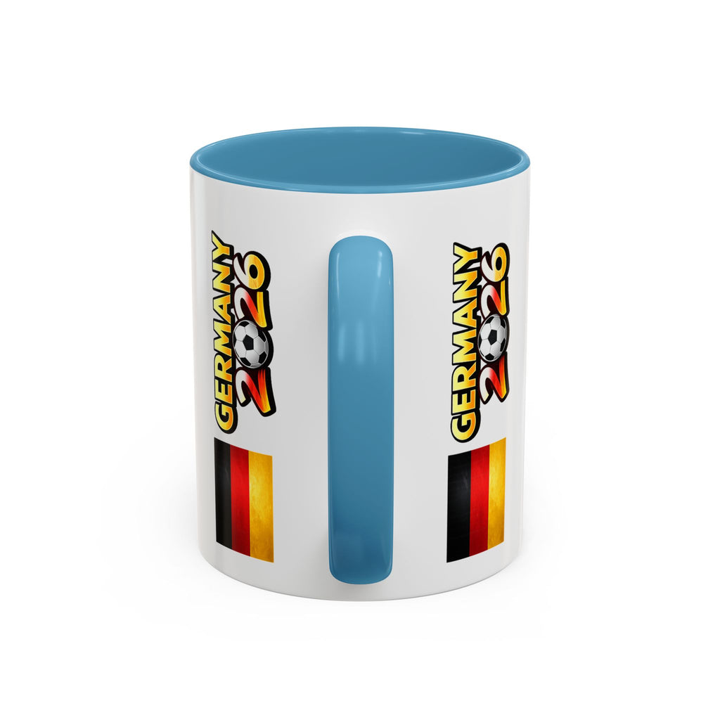 Germany 2026 Football Cup Coffee Mug – Soccer Fan Germany 2026 Accent Mug