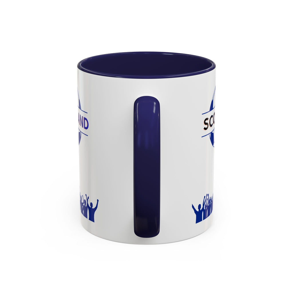 Scotland Soccer Fan Coffee Mug – Scottish Flag & Supporters 11/15oz Accent Mug