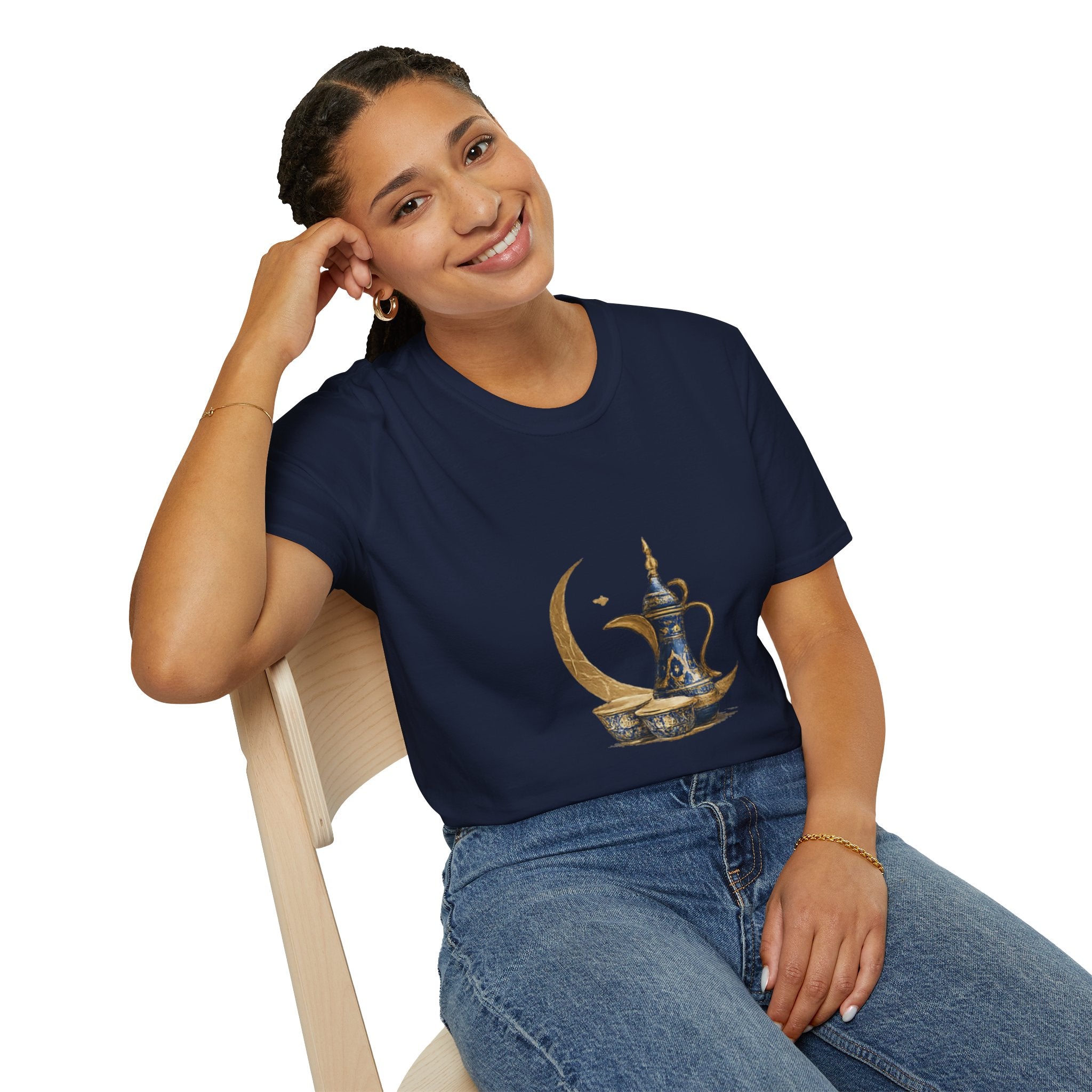 Crescent & Dallah Arabic Coffee T-Shirt