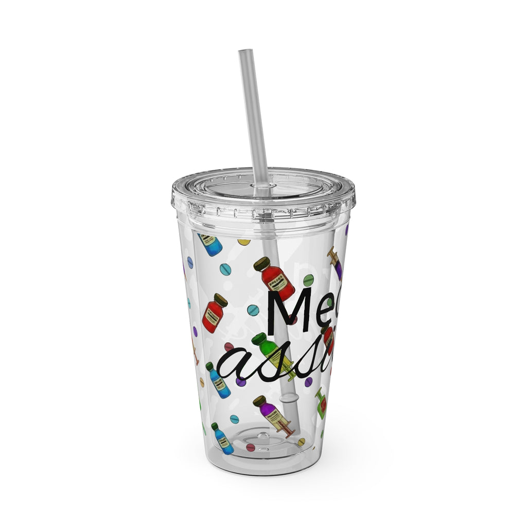 Medical Assistant Tumbler with Straw
